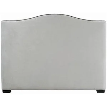 Queen Upholstered Camelback Headboard